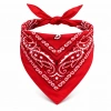 Kırmızı Kovboy Fuları Çocuk Bandana Western Desenli Boyun Fuları