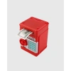 Kırmızı Şifreli ATM Kasa Para Yutan Kumbara