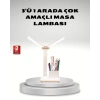 Kısılabilir LED Masa Lambası – Kalemlik ve Telefon Standlı Göz Yormayan Işık