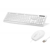 Klavye Ve Mouse Seti - Beyaz KM8519