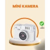Kompakt Mini Kamera Retro Tasarım 128GB Hafıza 1080P Video