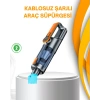 Kompakt Şarjlı El Süpürgesi Kuru ve Sıvı Temizlik 5 Aparatlı