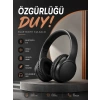 Kulak Üstü Bluetooth Kulaklık Ayarlanabiilir Uzun Pil Ömrü Kablosuz 5.0 Bluetooth