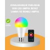 Kumanda Destekli Çok Renkli Akıllı LED Ampul