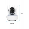 LED Aydınlatmalı 5 Antenli Motorlu 1080P Wifi Kamera Sensörlü