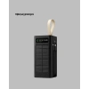 LED Aydınlatmalı Güneş Panelli Powerbank Seyahat ve Kamp İçin