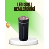 LED Işıklı Aromaterapi Hava Nemlendirici Ultrasonik Sessiz Nem Ayarı