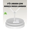 LED Işıklı Masa Lambası – Göz Yormayan Kısılabilir ve Esnek Başlıklı