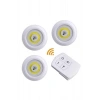 Led Lamba 3lü Uzaktan Kumandalı Yapışkanlı
