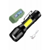 Led Lamba El Feneri Küçük Taşınabilir USB Şarjlı Acil Durum Lambası