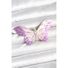 Lila Renk Kelebek Model Broş - TJ-BR465