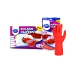 M Beden Temizlik ve Bulaşık Eldiveni - Doğal Pamuk Astarlı - Plastik