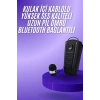 Makaralı Bluetooth Kulakiçi Yaka Kulaklığı Kablosuz Kulaklık