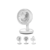 Masaüstü Mini Fan Sessiz Çalışan 2 Hızlı Otomatik Salınımlı Fan