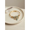 Mavi Arı Model Gold Renk Charm Bileklik