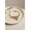 Mavi Arı Model Gold Renk Charm Bileklik TJ-BB8687