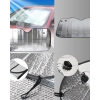 Metalize Reflektörlü Katlanabilir Araç Güneşliği – Yüksek Performanslı Isı ve UV Koruması