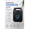 Mikrofonlu Bluetooth Ses Sistemli USB Micro SD FM ve Uzun Pil Ömrü