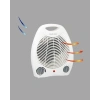Mini Elektrikli Isıtıcı – 2000W Güç Fanlı Isıtma 3 Isı Modu