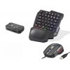Mobil Oyun Klavye Mouse Dönüştürücü Seti Rgb Siyah K191