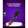 Negatif İyon Teknolojili Saç Kurutma ve Şekillendirme Fırçası