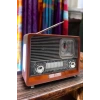 Nostaljik Radyo USBAUX Ve SD Kart Girişli Bluetooth Bağlantılı