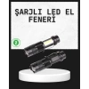 Odak Ayarlı 2000 Lümen Şarjlı LED El Feneri