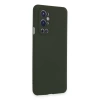 One Plus 9 Pro Kılıf Nano İçi Kadife Silikon - Koyu Yeşil