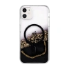 Onegif  İphone 11 Lotus Simli Magsafe Kapak - Siyah