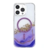 Onegif  İphone 14 Pro Max Lotus Simli Magsafe Kapak - Mor