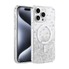Onegif  İphone 14 Pro Max Misk Simli Magsafe Kapak - Desen 1