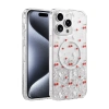 Onegif  İphone 14 Pro Max Misk Simli Magsafe Kapak - Desen 5