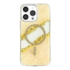 Onegif  İphone 15 Pro Max Lotus Simli Magsafe Kapak - Gümüş