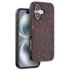 Onegif  İphone 16 Plus Bright Simli Kapak - Derin Mor