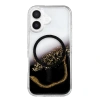 Onegif  İphone 17 Lotus Simli Magsafe Kapak - Siyah