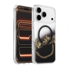 Onegif  İphone 17 Pro Lotus Simli Magsafe Kapak - Siyah