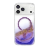 Onegif  İphone 17 Pro Max Lotus Simli Magsafe Kapak - Mor