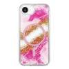 Onegif  İphone 17e Lotus Simli Magsafe Kapak - Pembe