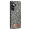 Onegif Samsung Galaxy S25 Bright Simli Kapak - Gold