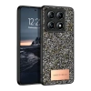Onegif Xiaomi Mi 14t Pro Bright Simli Kapak - Gümüş