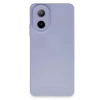 Oppo A38 Kılıf Nano İçi Kadife Silikon - Lila
