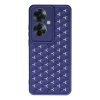 Oppo Reno 11f Kılıf Petek Silikon Kapak - Lacivert