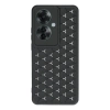 Oppo Reno 11f Kılıf Petek Silikon Kapak - Siyah