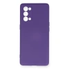 Oppo Reno 5 Pro Kılıf Nano İçi Kadife Silikon - Mor
