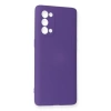 Oppo Reno 5 Pro Kılıf Nano İçi Kadife Silikon - Mor