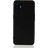 Oppo Reno 6 Kılıf Nano İçi Kadife Silikon - Siyah