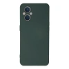 Oppo Reno 7 Lite Kılıf Nano İçi Kadife Silikon - Koyu Yeşil