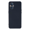 Oppo Reno 7 Lite Kılıf Nano İçi Kadife Silikon - Lacivert