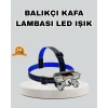 Outdoor ve Gece Balıkçılığı İçin LED Kafa Lambası – USB Şarjlı 60° Ayarlanabilir Far