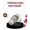Paslanmaz Çelik Dayanıklı Topuzlu Kapı Kilidi
